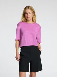 LEINEN T-SHIRT, First Bloom, highres