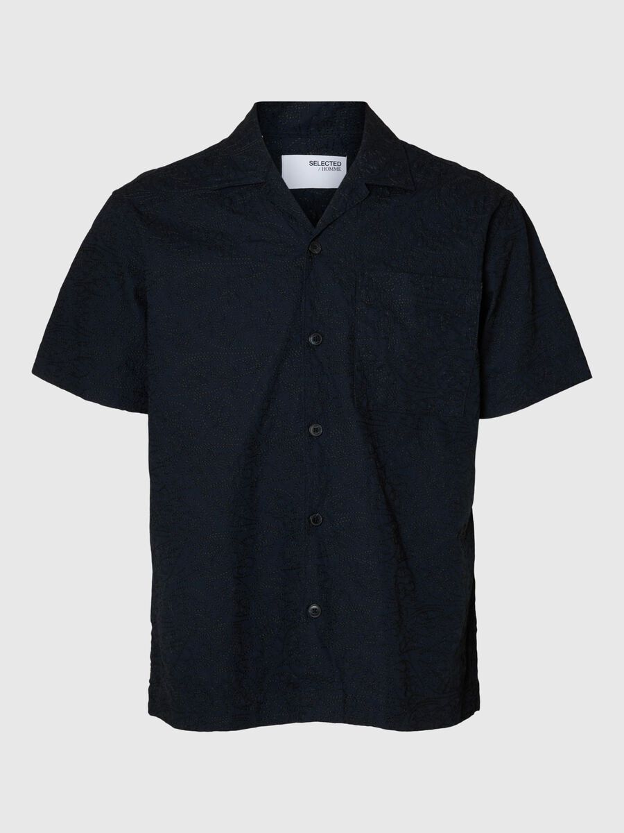 Selected ALGODÓN 100 % CAMISA DE MANGA CORTA, Sky Captain, highres - 16096907_SkyCaptain_001.jpg