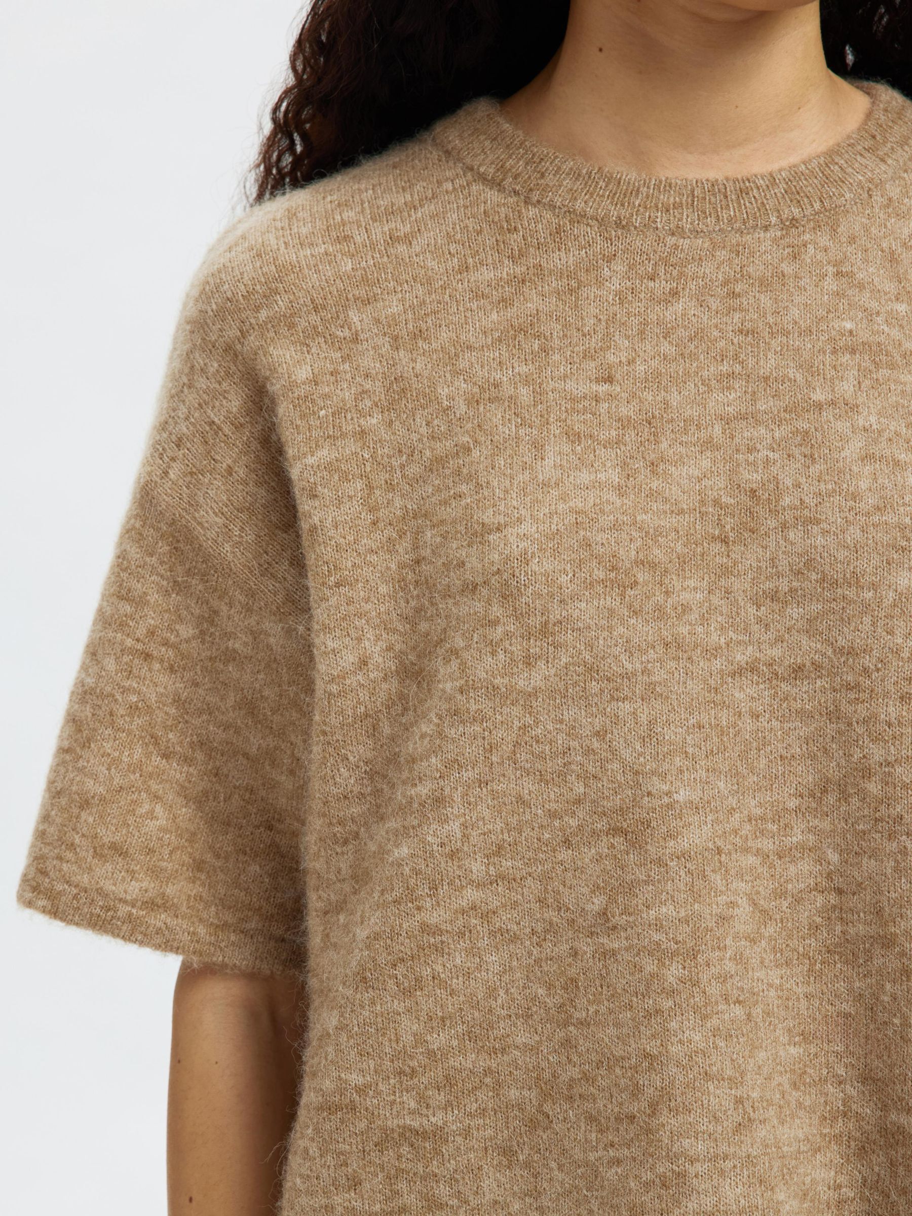 WOLLMIX STRICKPULLOVER, Sepia Tint, highres
