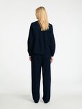 Selected KATOENEN HIGH-WAIST BROEK, Dark Sapphire, highres - 16094339_DarkSapphire_004.jpg