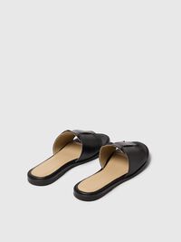 SANDALO A CIABATTA, Black, highres