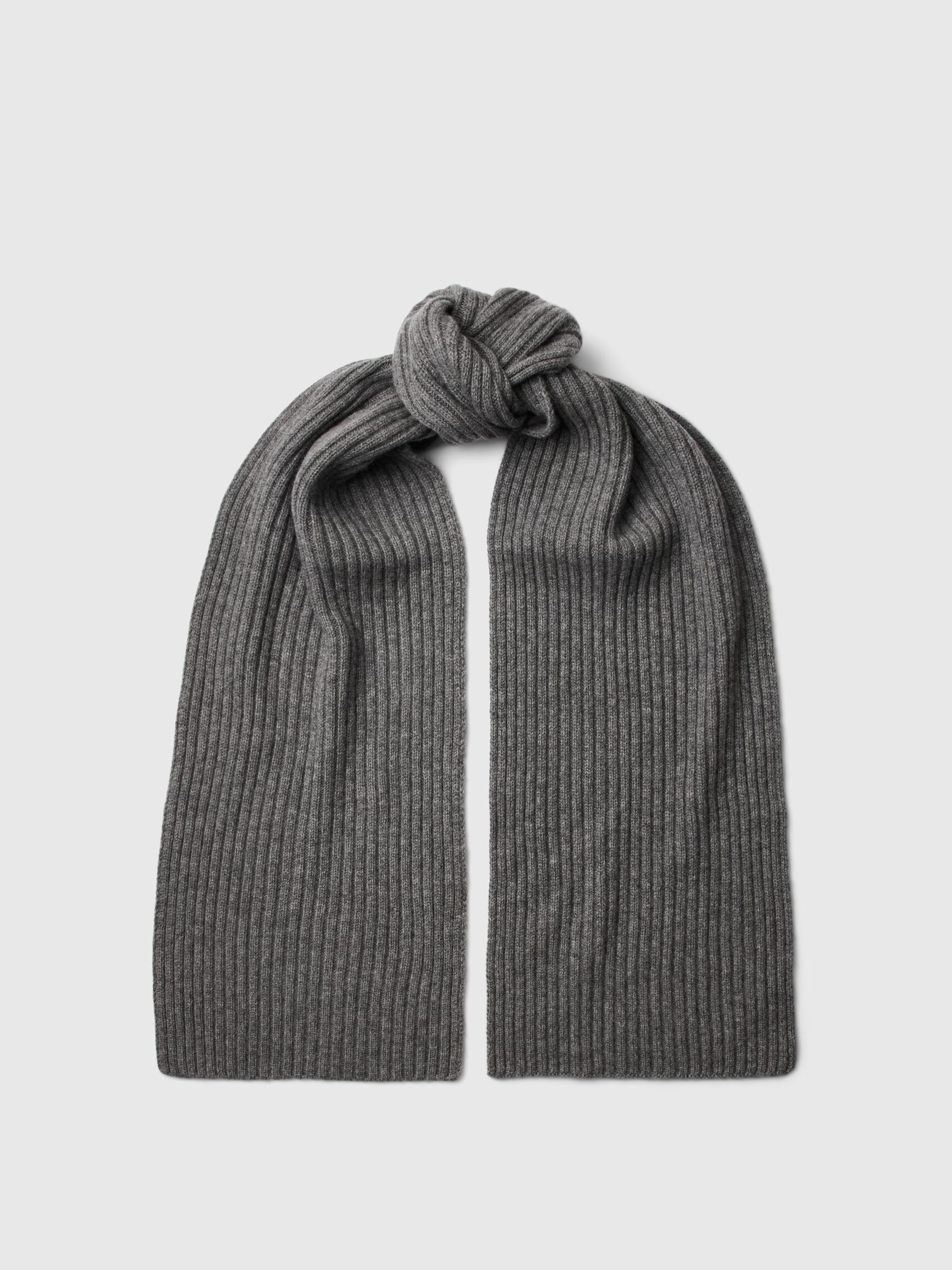 CACHEMIRE MÉLANGÉ ÉCHARPE, Medium Grey Melange, highres