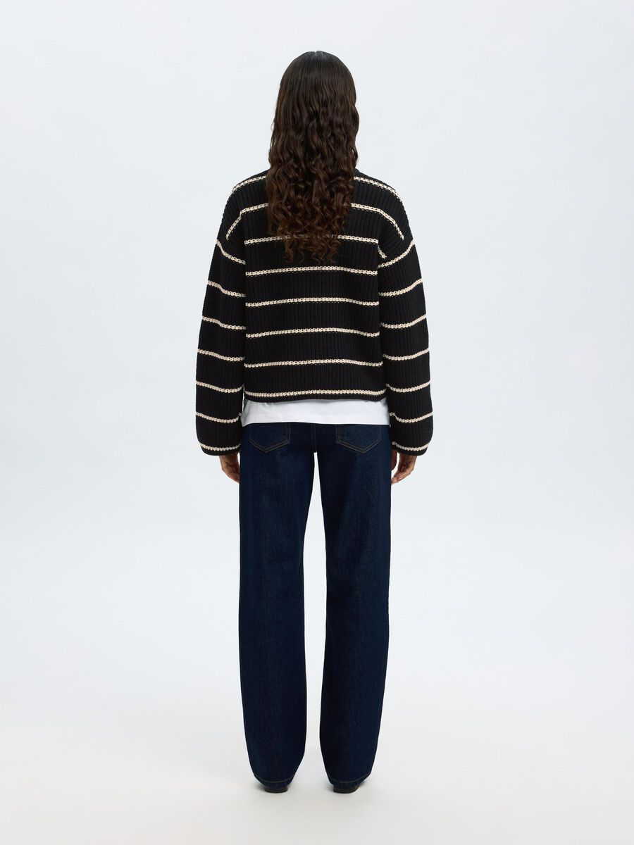 Selected BAUMWOLLMIX STRICKPULLOVER, Black, highres - 16098160_Black_1194903_004.jpg