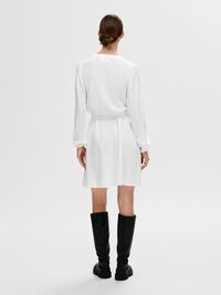 VISCOSEMIX MINI JURK, Snow White, highres