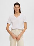 Selected CLASSIC V-NECK T-SHIRT, Bright White, highres - 16087922_BrightWhite_003.jpg