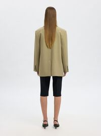 MET STRUCTUUR OVERSIZED BLAZER, Slate Green, highres