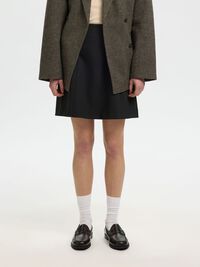 SKRÆDDERSYEDE MININEDERDEL, Black, highres