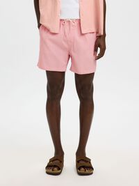 SEERSUCKER BADESHORTS, Poinsettia, highres