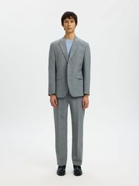 ULLBLANDING REGULAR DRESSBUKSER, Grey, highres