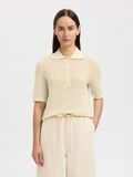 Selected BAUMWOLL POLOHEMD AUS STRICK, Birch, highres - 16100103_Birch_003.jpg