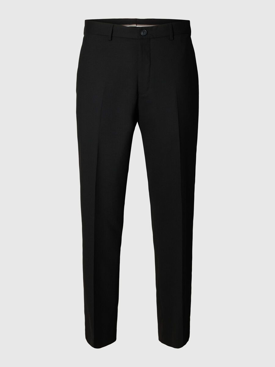Product tile image - REGULAR FIT SUIT TROUSERS, Black | 16096402_Black