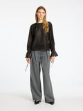 Selected DETAILED LONG SLEEVED BLOUSE, Black, highres - 16097763_Black_005.jpg