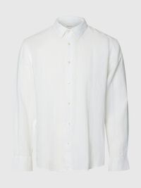 100% LINEN SHIRT, White, highres