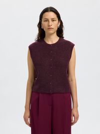 GILET A MAGLIA, Fig, highres