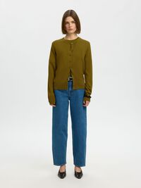 CARDIGAN, Fir Green, highres