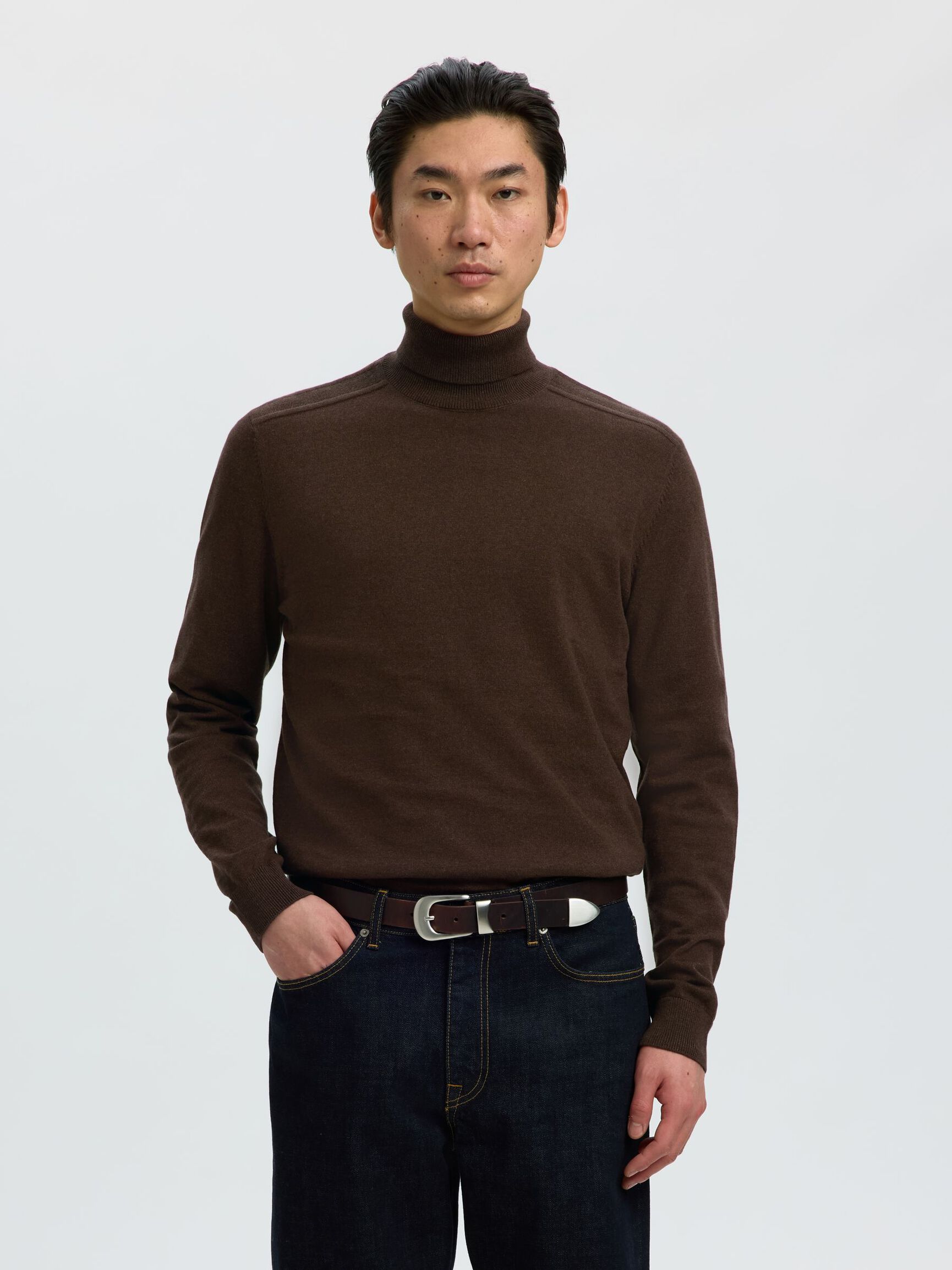 LANGÆRMET RULLEKRAVE PULLOVER, Delicioso, highres