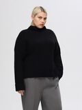 Selected OVERSIZED SWEATER, Black, highres - 16075489_Black_002.jpg