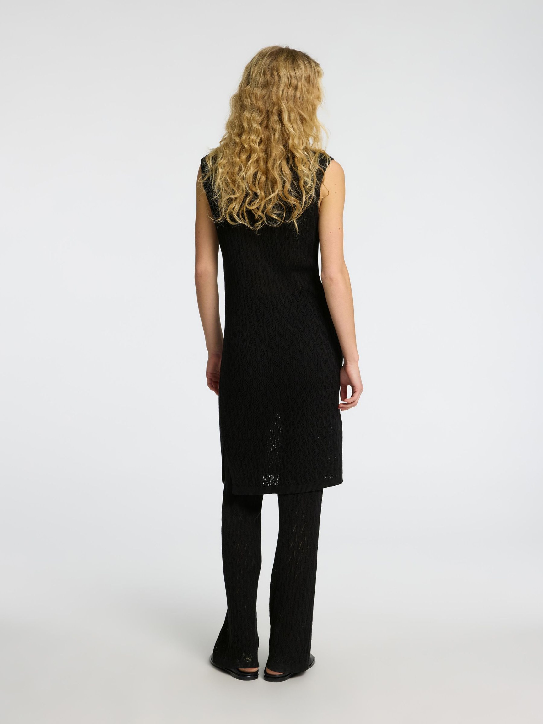 VESTITO MIDI, Black, highres