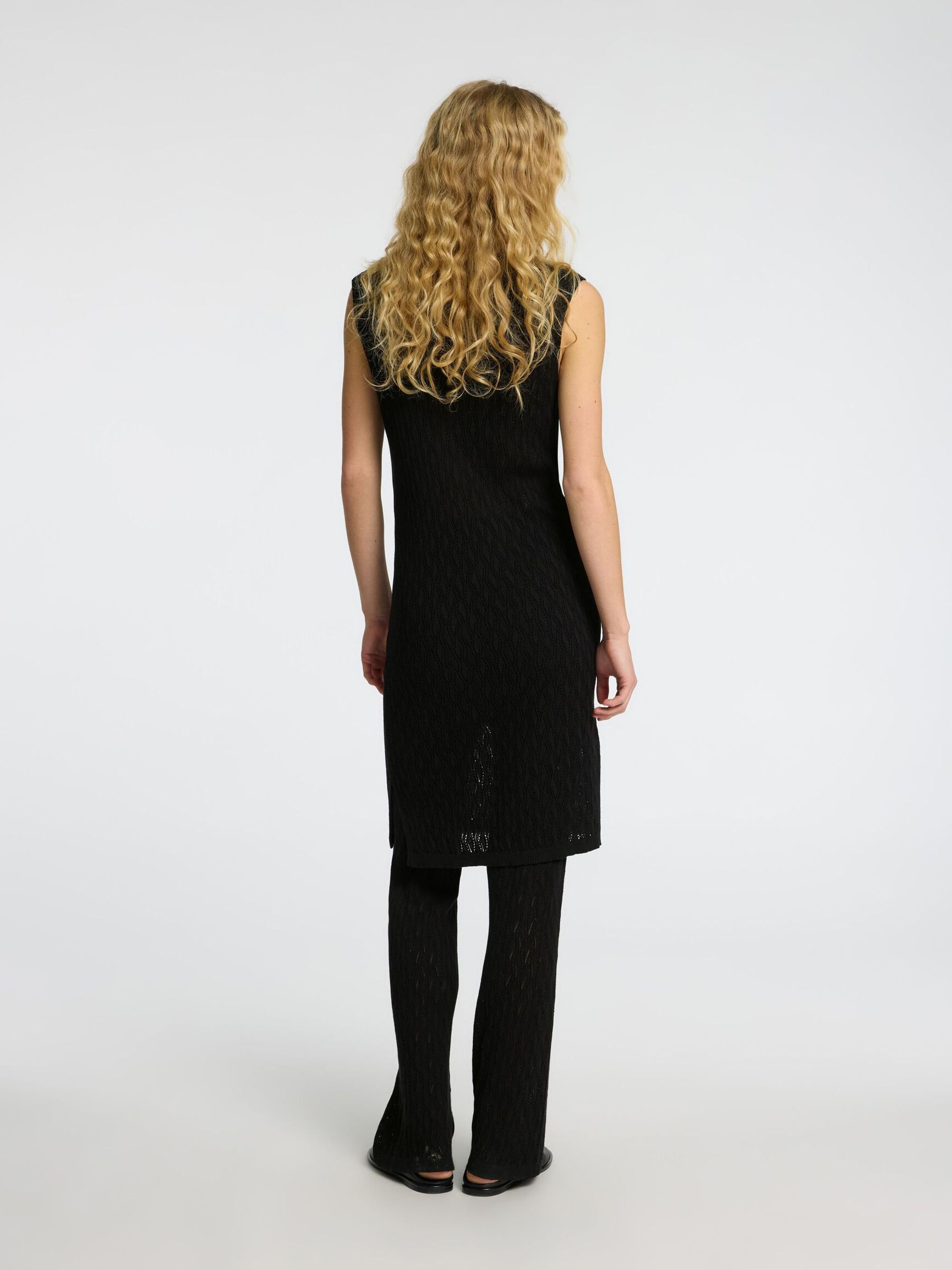 VESTITO MIDI, Black, highres