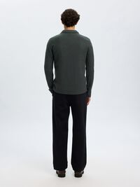 100% WOLL STRICKJACKE, Deep Forest, highres