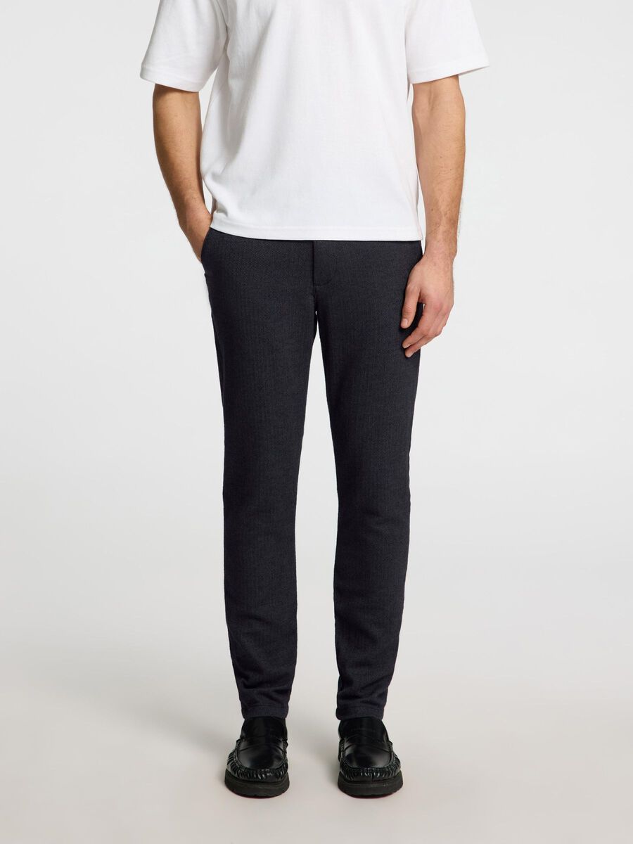 Selected 175 SLIM FIT GEBORSTELD CHINO, Dark Grey, highres - 16090139_DarkGrey_1053513_003.jpg