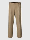 Selected 220 LOOSE FIT TROUSERS, Greige, highres - 16097529_Greige_001.jpg