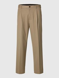 220 LOOSE FIT TROUSERS, Greige, highres