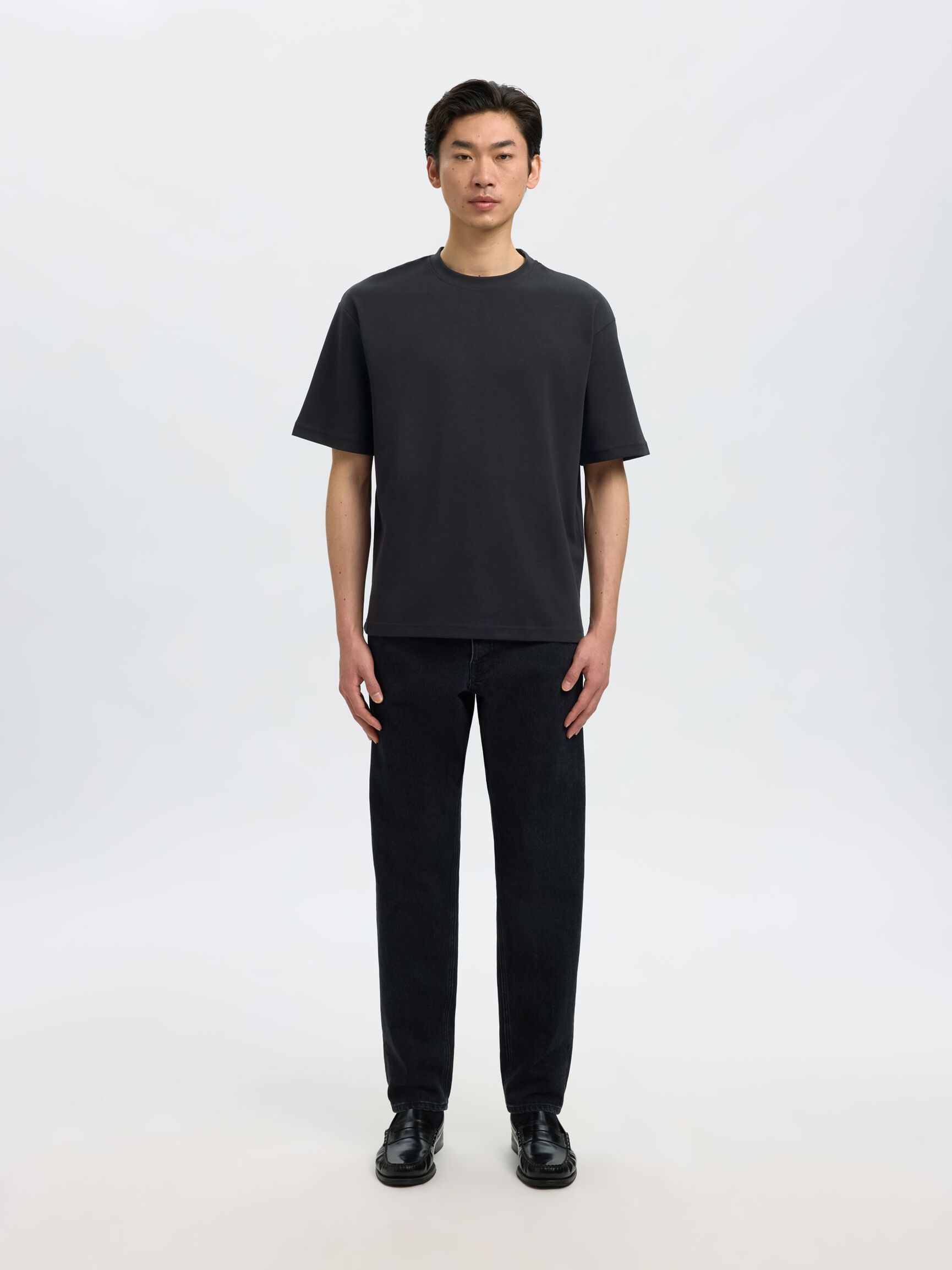 LOOSE FIT T-SHIRT, Black, highres