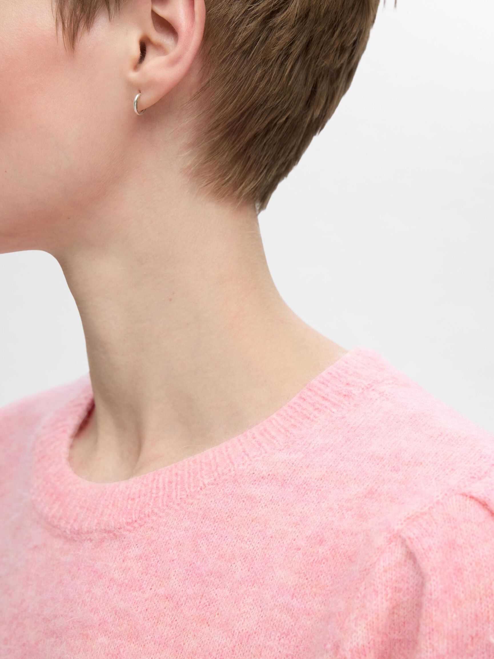 WOLMIX TOP MET KORTE MOUWEN, Peony, highres