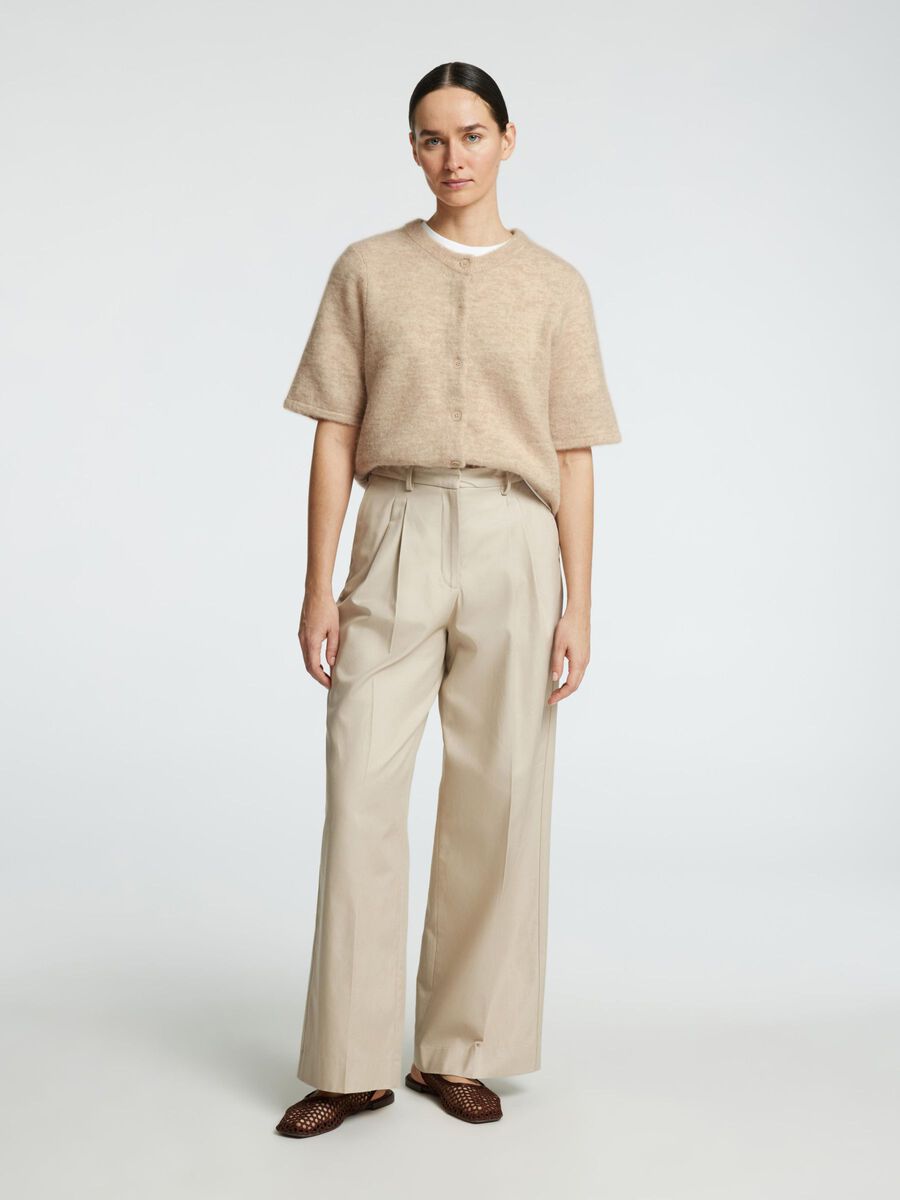 Selected WOLMIX KORTE MOUWEN VEST, Birch, highres - 16096194_Birch_1156485_005.jpg