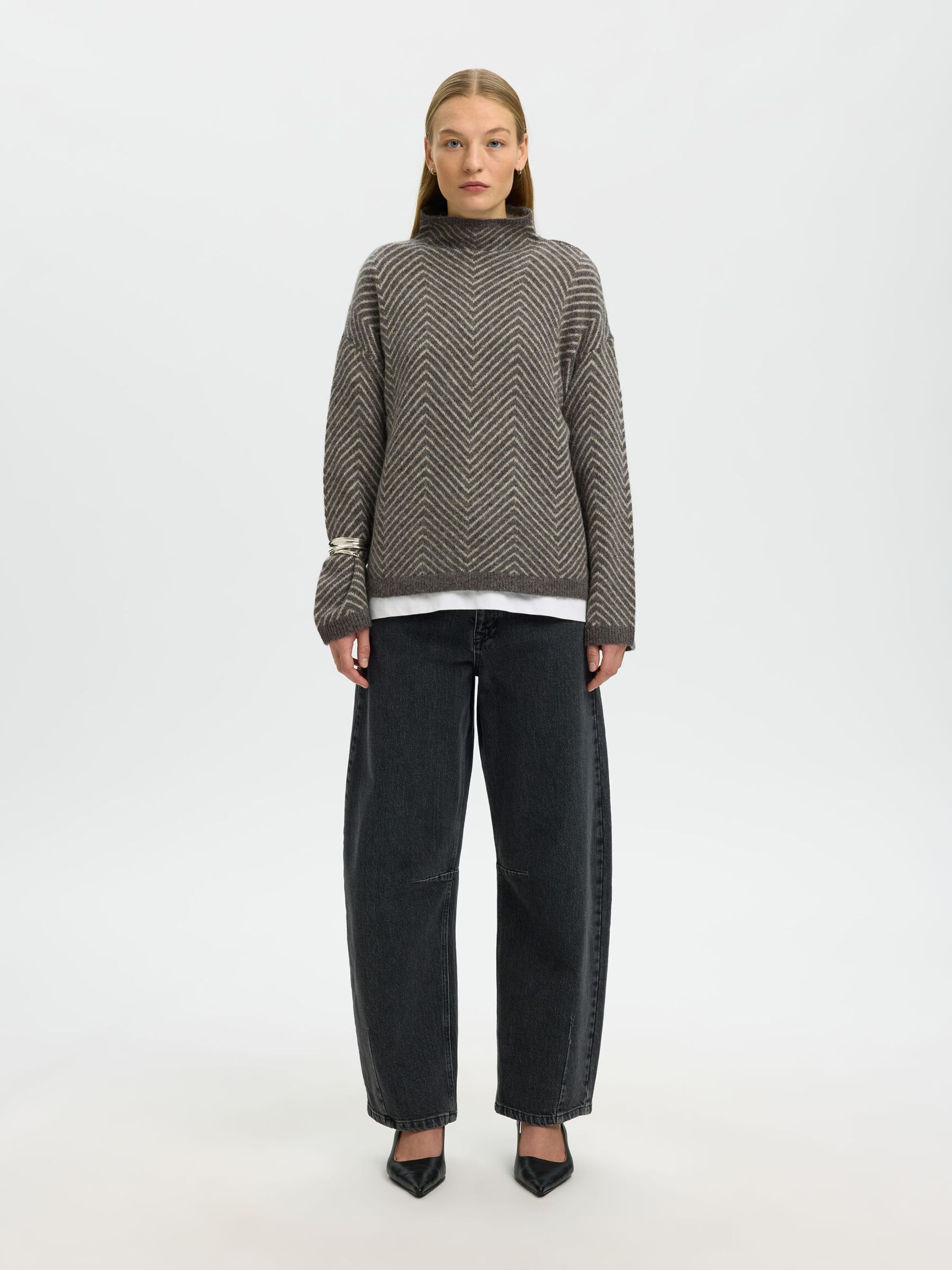 NEULE, Medium Grey Melange, highres