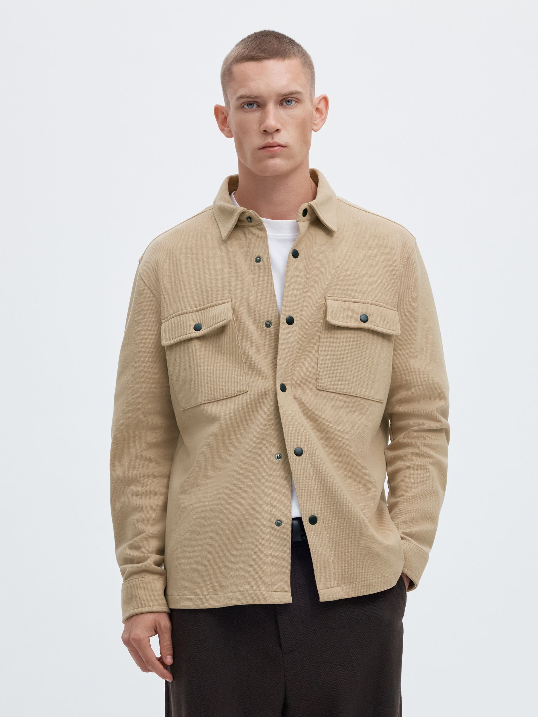 CLASSIC OVERSHIRT | Brown | Selected