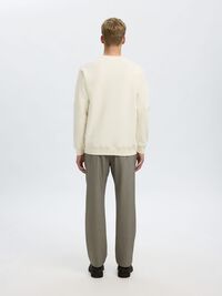 EMBROIDERED SWEATSHIRT, Egret, highres