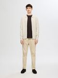 Selected KNITTED ZIP-FRONT CARDIGAN, Oatmeal, highres - 16094493_Oatmeal_005.jpg