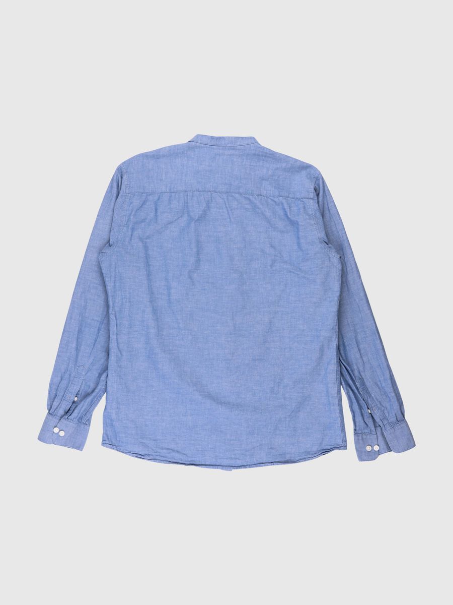 Selected OVERHEMD, Medium Blue Melange, highres - 80000323_MediumBlueMelange_002.jpg