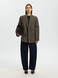 BASIC LONG-SLEEVED T-SHIRT, Black, highres