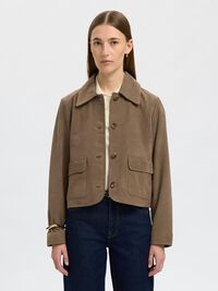 100% SUEDE JACKET, Fungi, highres