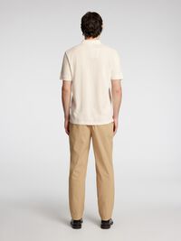 TEJIDO DE JACQUARD POLO, Egret, highres