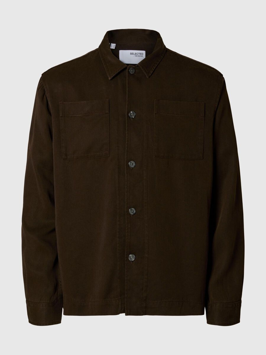 Product tile image - REGULAR FIT OVERSHIRT, Demitasse | 16099176_Demitasse