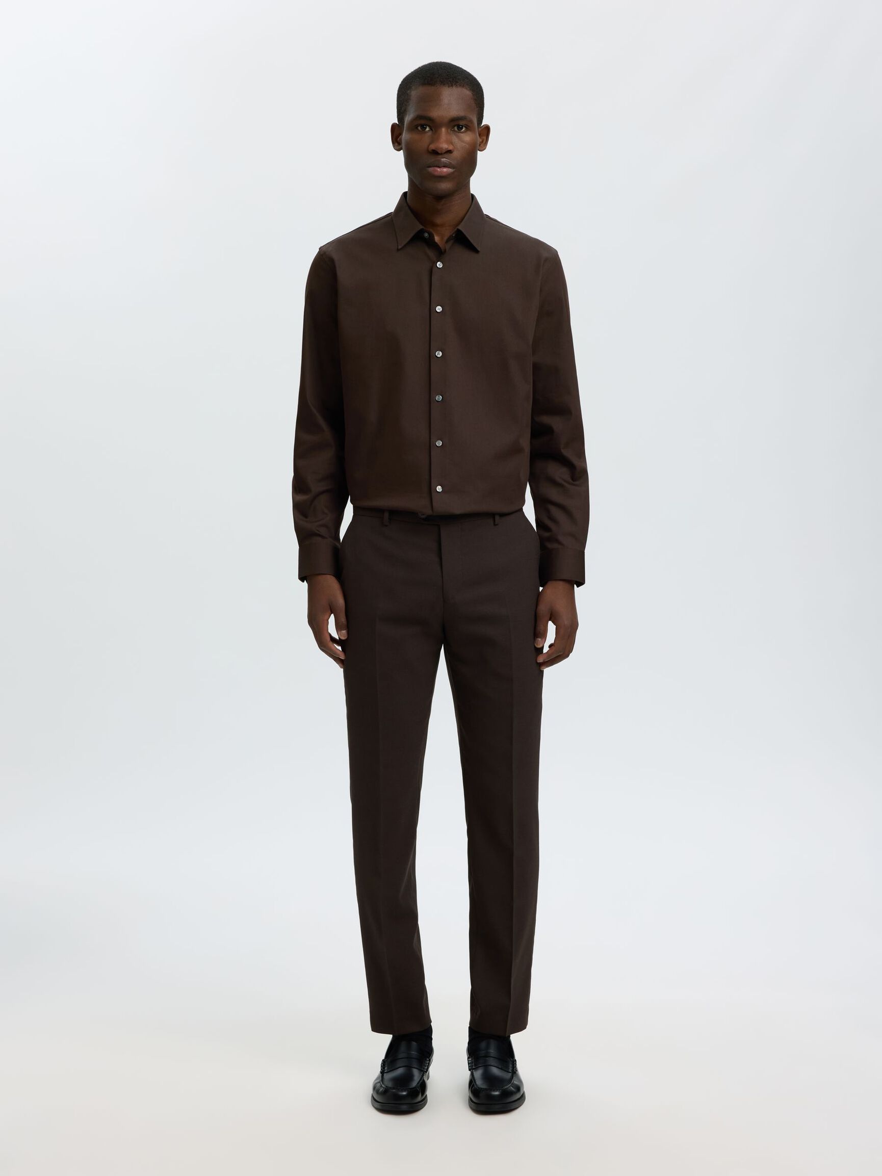 SLIM FIT STRETCH SHIRT, Delicioso, highres