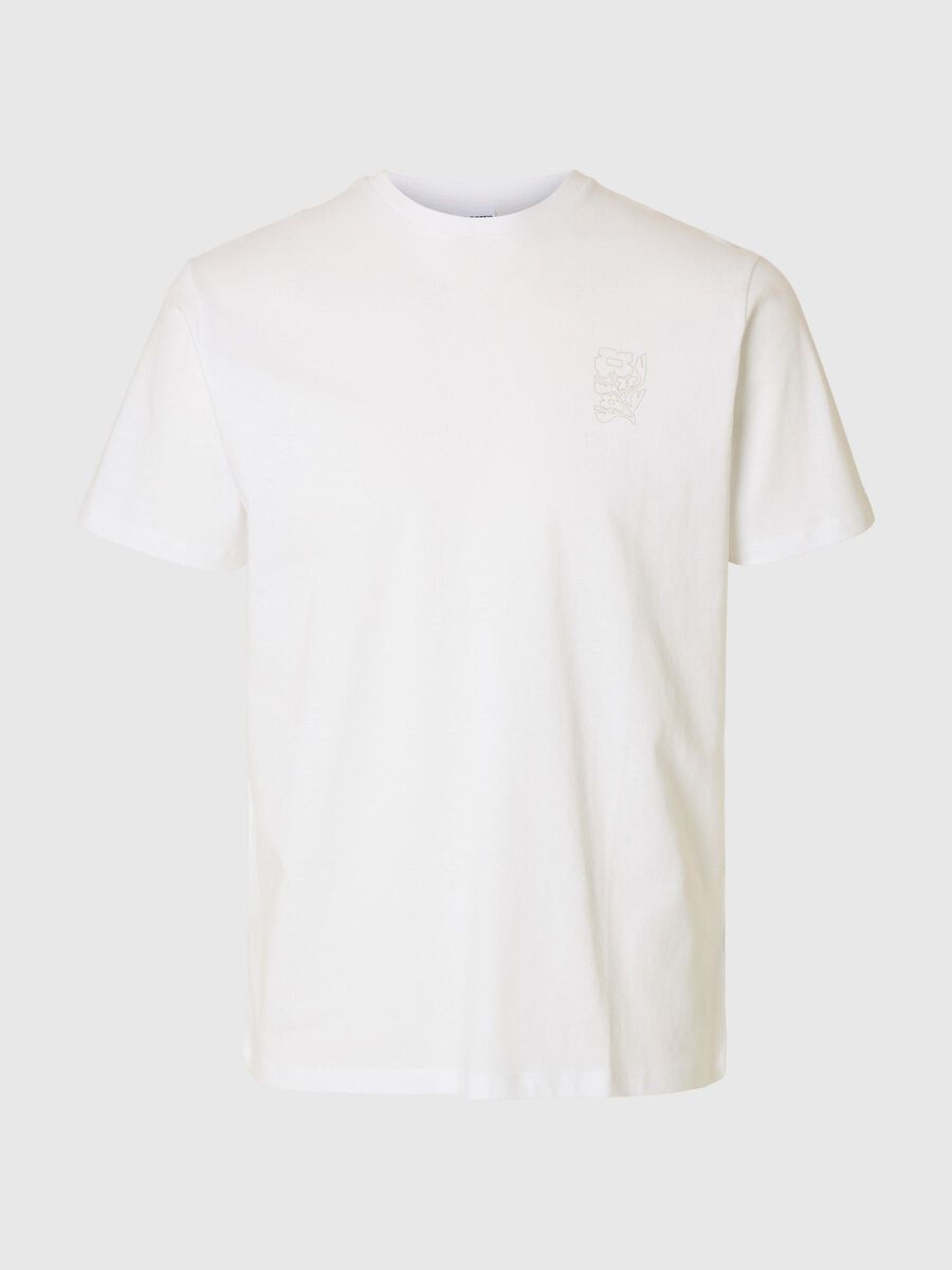 Selected REGULAR FIT PRINT T-SHIRT, White, highres - 16099318_White_1221891_001.jpg