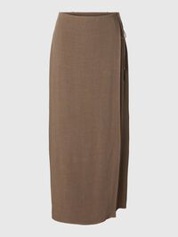 WRAP MAXI SKIRT, Chocolate Chip, highres
