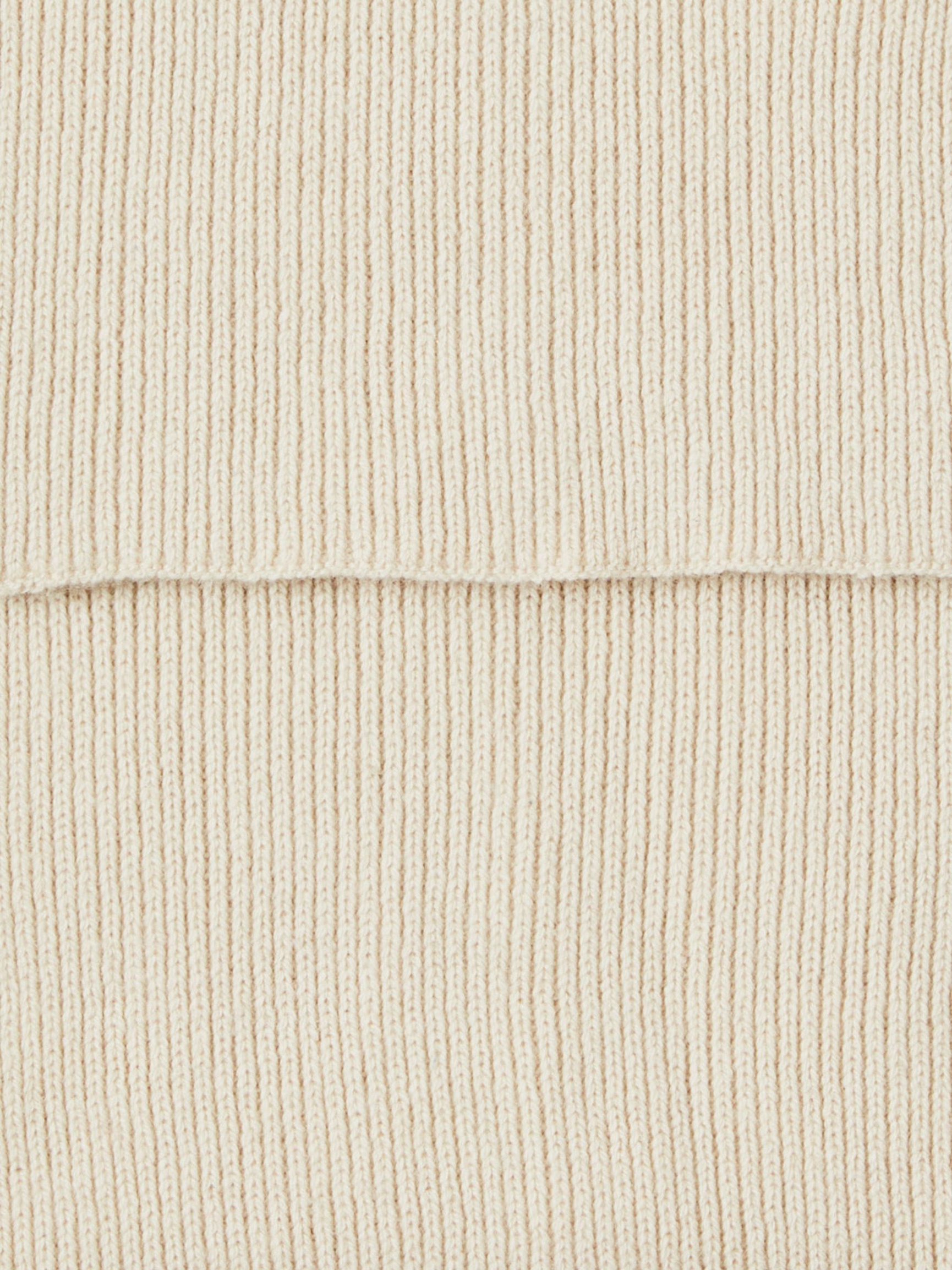 100% MERINO WOOL SCARF, Oatmeal, highres
