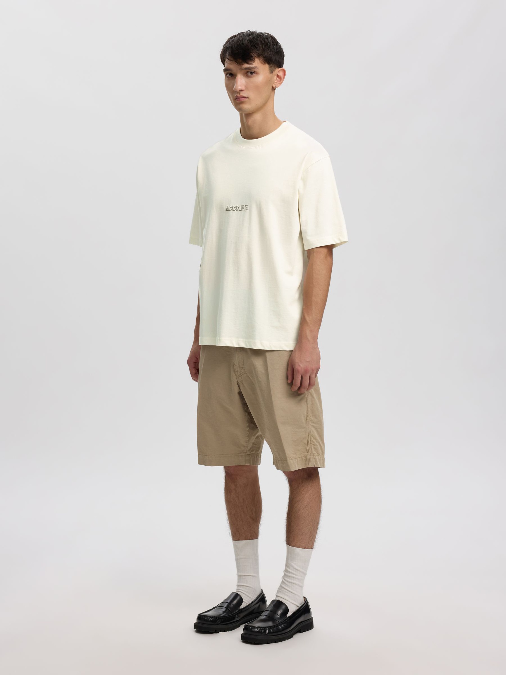 COUPE AMPLE T-SHIRT, Coconut Milk, highres