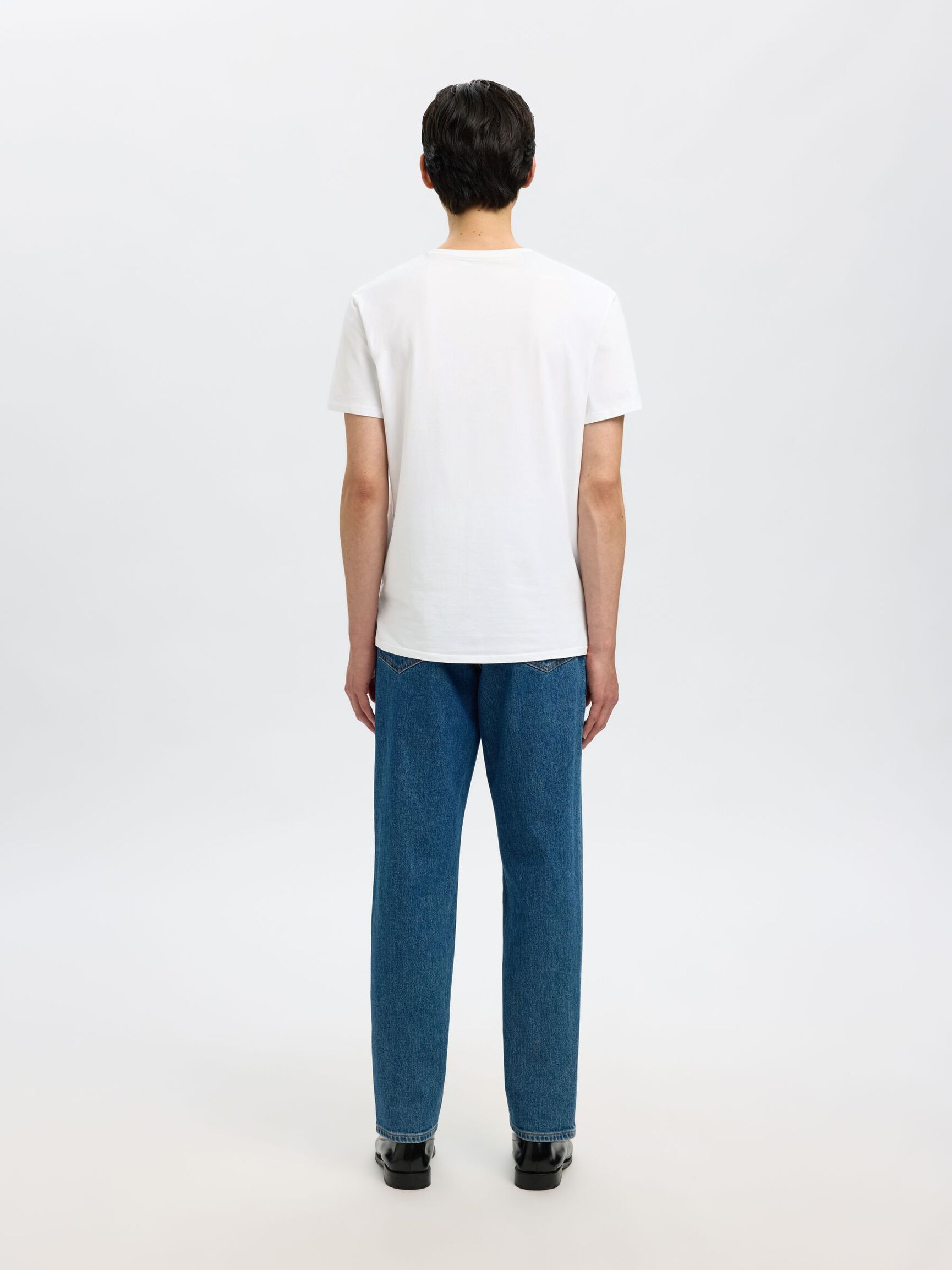 SHORT-SLEEVED T-SHIRT, Bright White, highres
