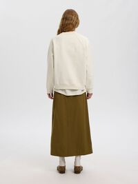 ORGANIC COTTON LONG SLEEVED SWEATSHIRT, Silver Birch, highres