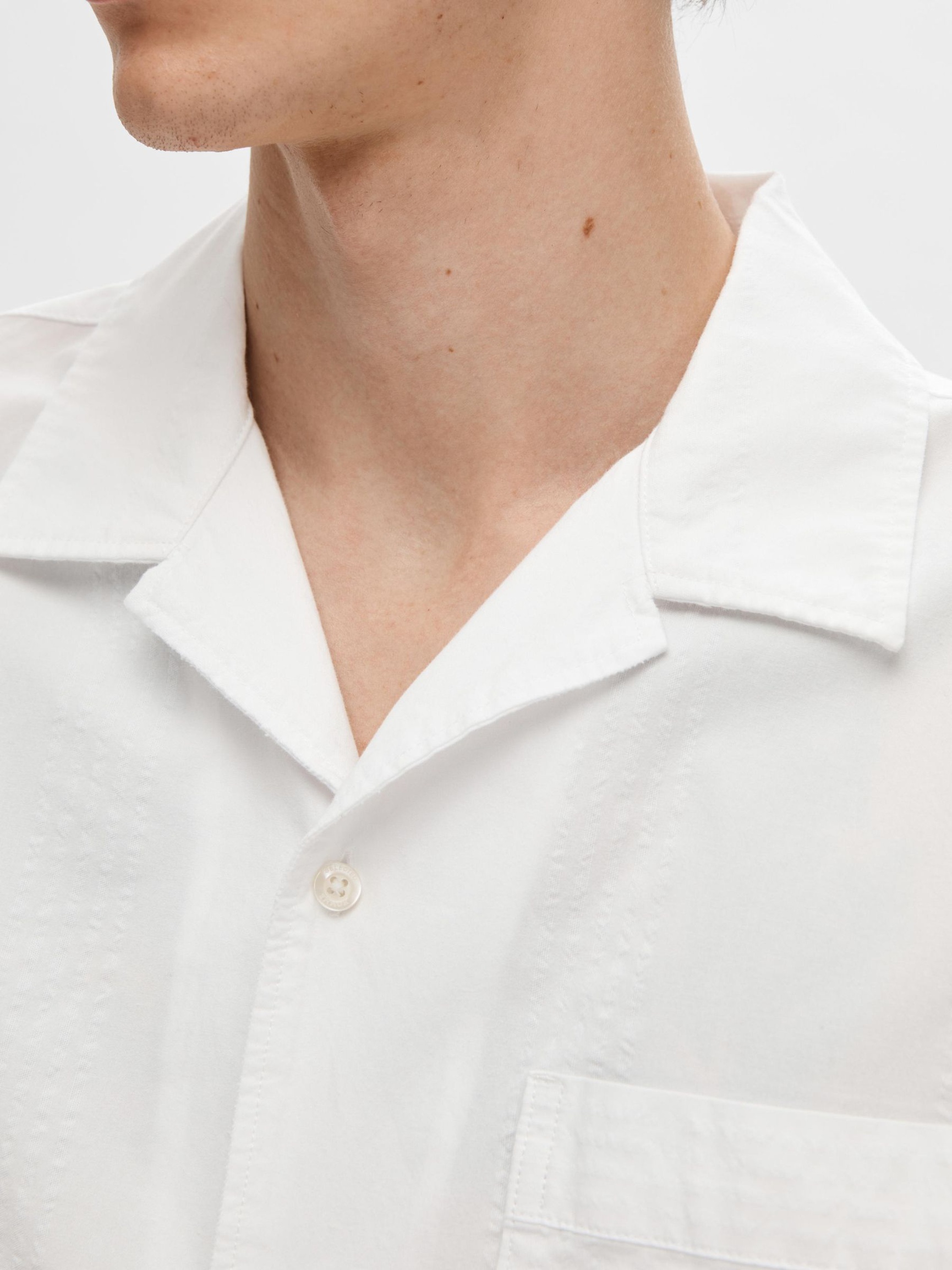 SEERSUCKER CHEMISE À MANCHES COURTES, Bright White, highres