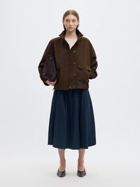 SHORT HIGH NECK JACKET, Delicioso, highres