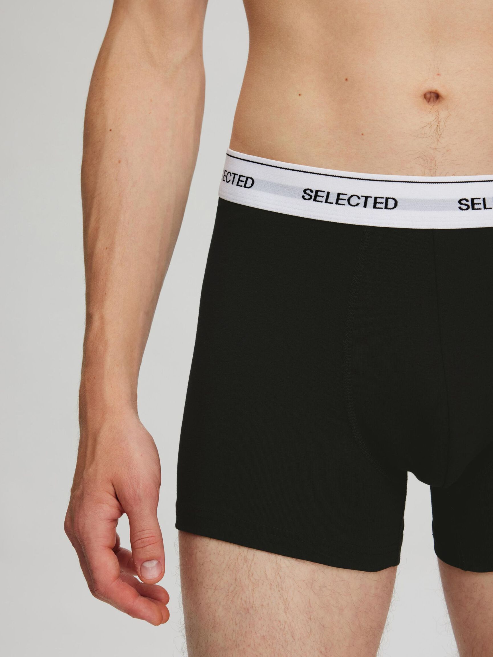 3-PACK TRUNKS, Black, highres