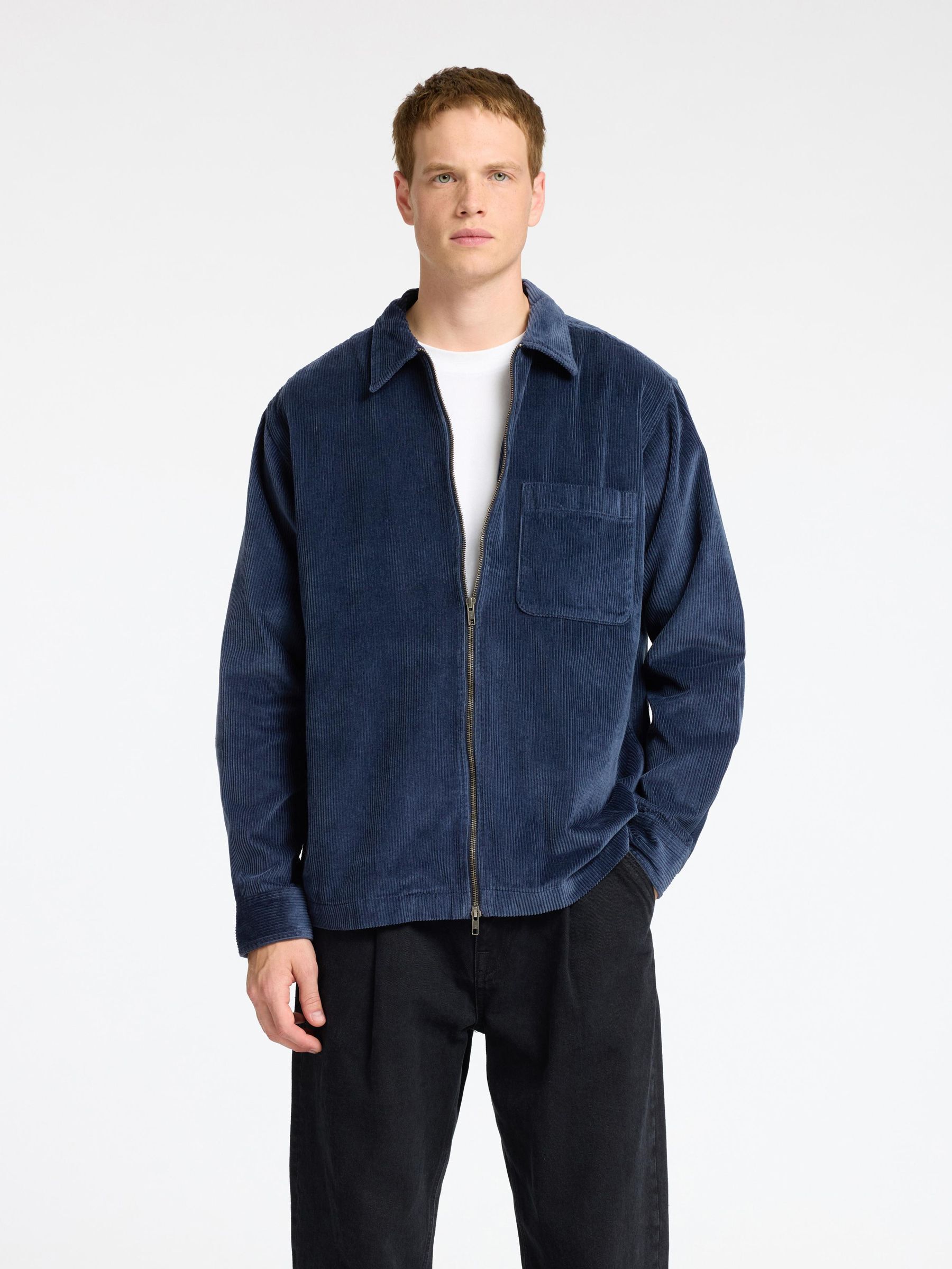 CORDUROY OVERSHIRT, Sky Captain, highres